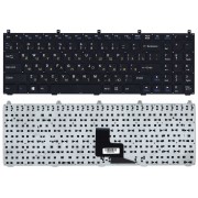 Клавиатура Casper W760, W762, Clevo C5500, W760, W765, DNS W765K, W765S, Gigabyte Q1700C, iRu Patriot 510, 525, 530, 715, RoverBook Steel N607, MP-08J46SU-430 черная, без рамки, плоский Enter