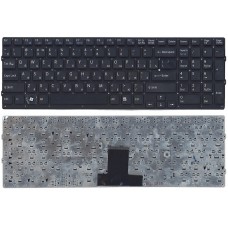 Клавиатура для ноутбука Sony Vaio VPC-EB, VPCEB чёрная, без рамки