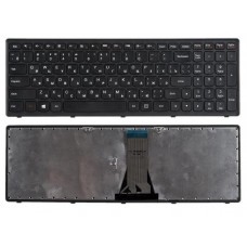 Клавиатура для ноутбука Lenovo IdeaPad Flex 15, 15D, G500S, G505, G505A, G505G, G505S, S500, S510, S510P, Z510 Черная, черная рамка