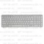 Клавиатура для ноутбука HP 15-d031 Белая, с рамкой
