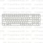 Клавиатура для ноутбука HP Pavilion G6-2018 Белая, с рамкой