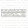 Клавиатура для ноутбука HP Pavilion G6-2083 Белая, с рамкой