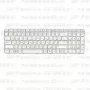 Клавиатура для ноутбука HP Pavilion G6-2168sr Белая, с рамкой