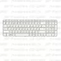 Клавиатура для ноутбука HP Pavilion G6-2200 Белая, с рамкой