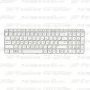 Клавиатура для ноутбука HP Pavilion G6-2205er Белая, с рамкой