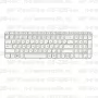 Клавиатура для ноутбука HP Pavilion G6-2284sr Белая, с рамкой