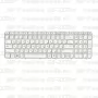 Клавиатура для ноутбука HP Pavilion G6-2337sr Белая, с рамкой