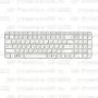 Клавиатура для ноутбука HP Pavilion G6-2352 Белая, с рамкой