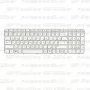 Клавиатура для ноутбука HP Pavilion G6-2354er Белая, с рамкой