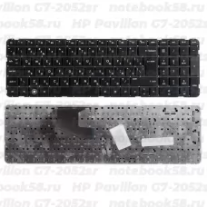 Клавиатура для ноутбука HP Pavilion G7-2052sr Чёрная, без рамки, вертикальный ENTER