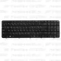 Клавиатура для ноутбука HP Pavilion G7-2117sr Чёрная с рамкой
