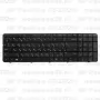 Клавиатура для ноутбука HP Pavilion G7-2372nr Чёрная с рамкой