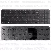 Клавиатура для ноутбука HP Pavilion G7-1311nr Черная