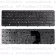 Клавиатура для ноутбука HP Pavilion G7-1326sr Черная