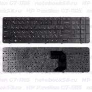 Клавиатура для ноутбука HP Pavilion G7-1105 Черная