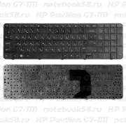 Клавиатура для ноутбука HP Pavilion G7-1111 Черная