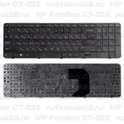 Клавиатура для ноутбука HP Pavilion G7-1132 Черная