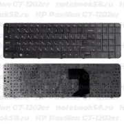 Клавиатура для ноутбука HP Pavilion G7-1202er Черная