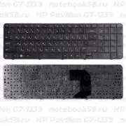 Клавиатура для ноутбука HP Pavilion G7-1239 Черная