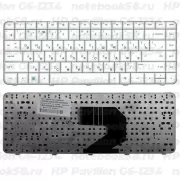 Клавиатура для ноутбука HP Pavilion G6-1234 Белая