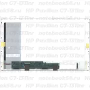 Матрица для ноутбука HP Pavilion G7-1311nr (1600x900 HD+) TN, 40pin, Глянцевая