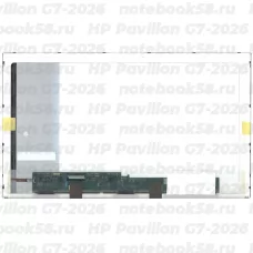 Матрица для ноутбука HP Pavilion G7-2026 (1600x900 HD+) TN, 40pin, Глянцевая
