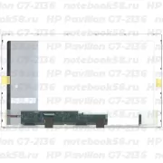 Матрица для ноутбука HP Pavilion G7-2136 (1600x900 HD+) TN, 40pin, Глянцевая