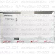 Матрица для ноутбука HP Pavilion G7-2127 (1600x900 HD+) TN, 40pin, Глянцевая