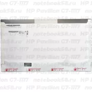 Матрица для ноутбука HP Pavilion G7-1117 (1600x900 HD+) TN, 40pin, Глянцевая