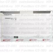 Матрица для ноутбука HP Pavilion G7-1151 (1600x900 HD+) TN, 40pin, Глянцевая