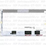 Матрица для ноутбука HP Pavilion G7-1331 (1600x900 HD+) TN, 40pin, Матовая