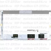 Матрица для ноутбука HP Pavilion G7-2313er (1600x900 HD+) TN, 40pin, Матовая