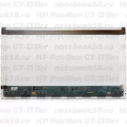 Матрица для ноутбука HP Pavilion G7-1311er (1600x900 HD+) TN, 40pin, Глянцевая
