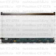 Матрица для ноутбука HP Pavilion G7-1374 (1600x900 HD+) TN, 40pin, Глянцевая