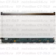 Матрица для ноутбука HP Pavilion G7-1149 (1600x900 HD+) TN, 40pin, Глянцевая