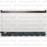 Матрица для ноутбука HP Pavilion G7-1240 (1600x900 HD+) TN, 40pin, Глянцевая