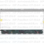 Матрица для ноутбука HP Pavilion G7-1340 (1600x900 HD+) TN, 40pin, Глянцевая