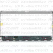 Матрица для ноутбука HP Pavilion G7-2027 (1600x900 HD+) TN, 40pin, Глянцевая