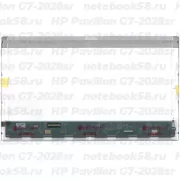 Матрица для ноутбука HP Pavilion G7-2028sr (1600x900 HD+) TN, 40pin, Глянцевая