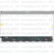 Матрица для ноутбука HP Pavilion G7-2139 (1600x900 HD+) TN, 40pin, Глянцевая