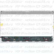 Матрица для ноутбука HP Pavilion G7-2205sr (1600x900 HD+) TN, 40pin, Глянцевая