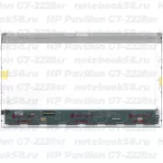 Матрица для ноутбука HP Pavilion G7-2228sr (1600x900 HD+) TN, 40pin, Глянцевая