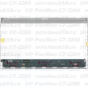 Матрица для ноутбука HP Pavilion G7-2280 (1600x900 HD+) TN, 40pin, Глянцевая