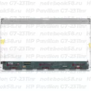 Матрица для ноутбука HP Pavilion G7-2311nr (1600x900 HD+) TN, 40pin, Глянцевая