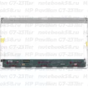 Матрица для ноутбука HP Pavilion G7-2311sr (1600x900 HD+) TN, 40pin, Глянцевая