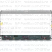 Матрица для ноутбука HP Pavilion G7-2313nr (1600x900 HD+) TN, 40pin, Глянцевая