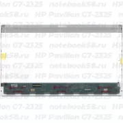 Матрица для ноутбука HP Pavilion G7-2325 (1600x900 HD+) TN, 40pin, Глянцевая