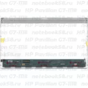 Матрица для ноутбука HP Pavilion G7-1118 (1600x900 HD+) TN, 40pin, Глянцевая