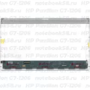 Матрица для ноутбука HP Pavilion G7-1206 (1600x900 HD+) TN, 40pin, Глянцевая