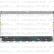 Матрица для ноутбука HP Pavilion G7-1240 (1600x900 HD+) TN, 40pin, Глянцевая